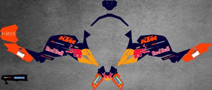 1290 SUPERDUKE - ktm - 2021 - 2022 - 2023 - kit deco - graphics - redbull -