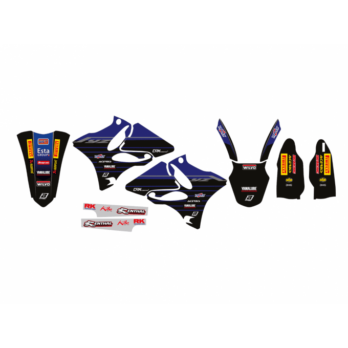 Kit déco YAMAHA YZ 125/250 année 2002 à 2014