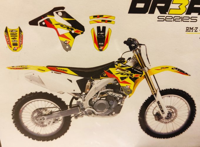 Kit Déco SUZUKI RMZ 450 - 2005- 2006 - 2007