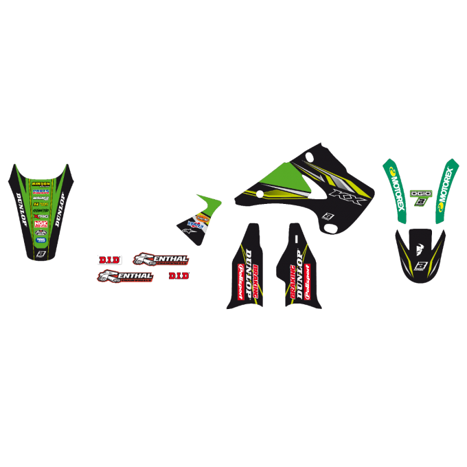 Kit déco KAWASAKI KX 125-250 2003-08
