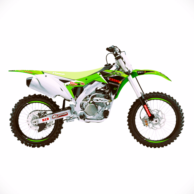 Kit déco KAWASAKI KXF 250 année 2017 à 2020