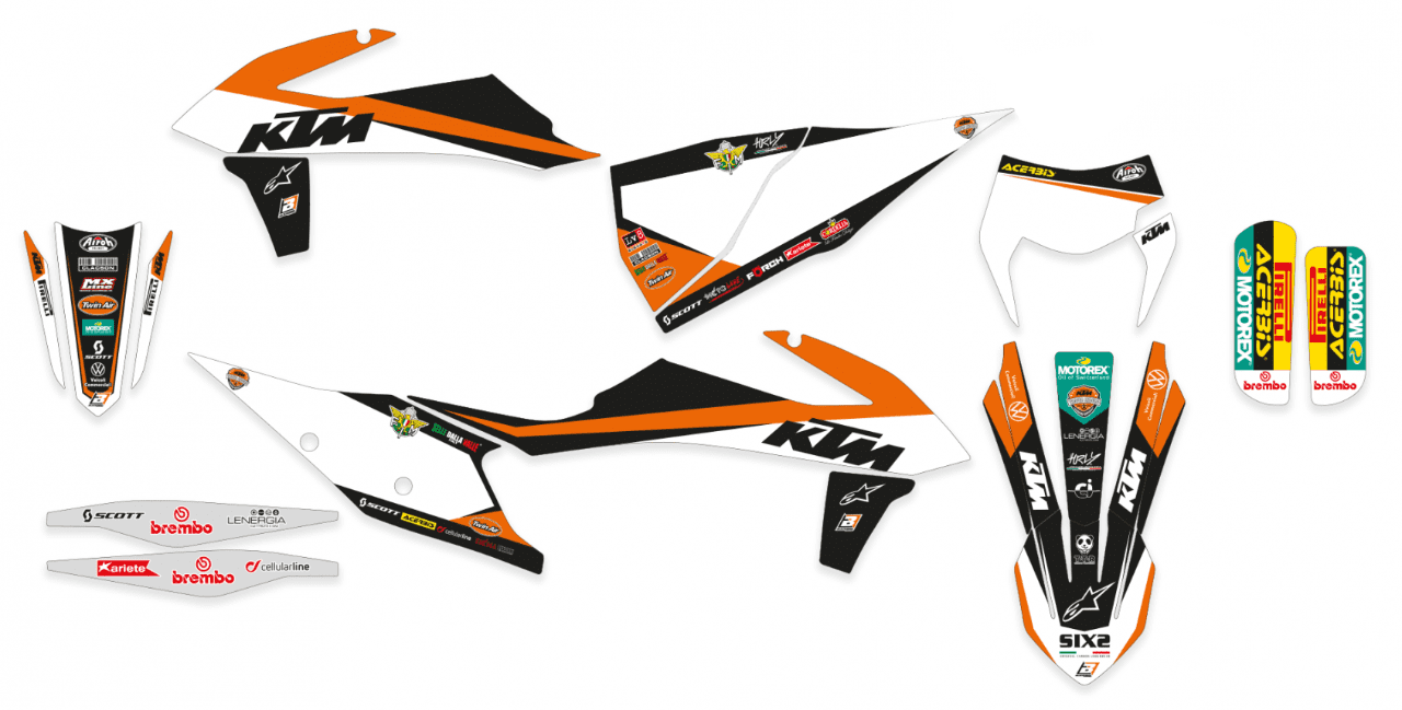 Kit déco KTM EXC 2020 -2023