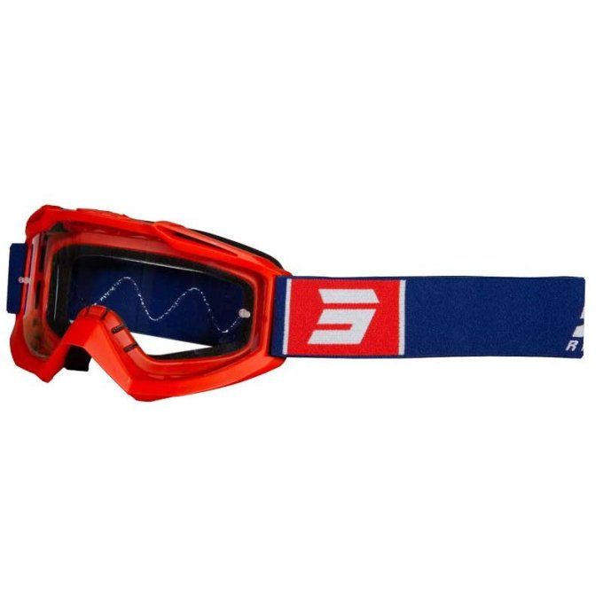 Masque Cross Shot Assault Fashion Bleu Marine-Rouge