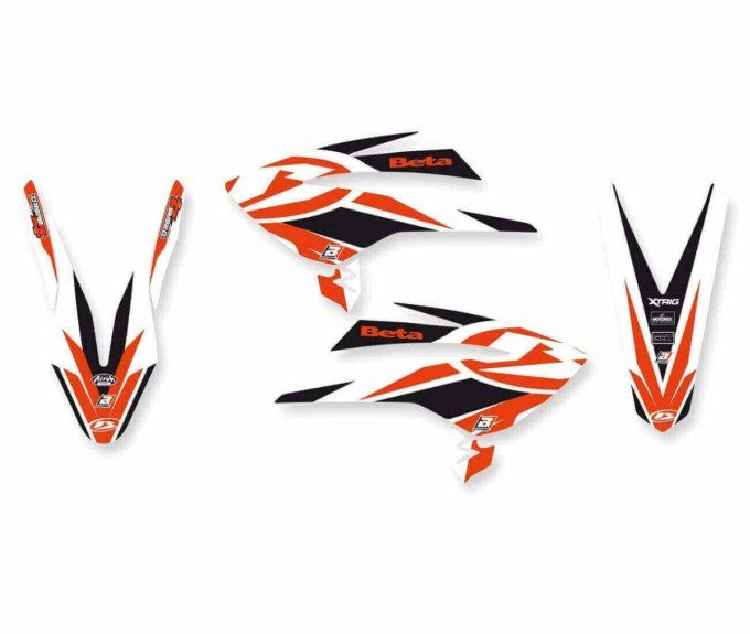 Kit déco autocollants BETA RR 4T année 2005 - 2009