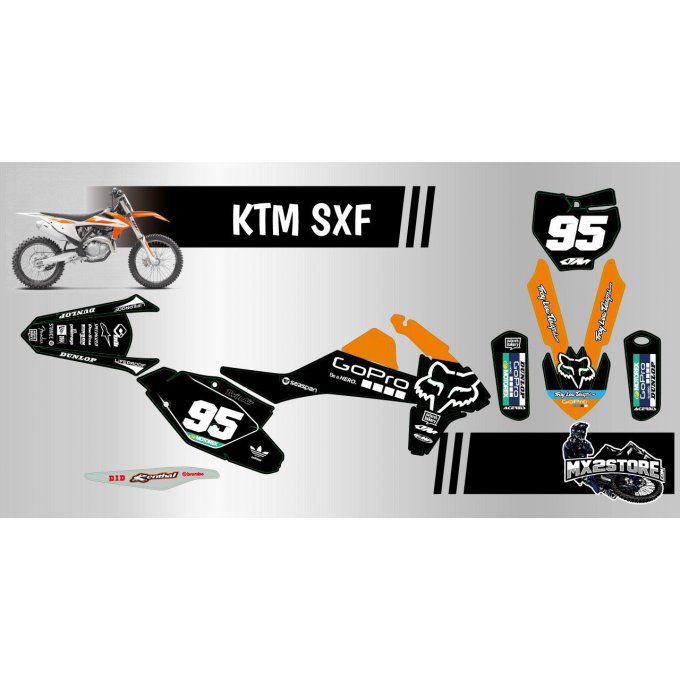 Kit Perso gopro KTM SX / SXF / EXC 2000 > 2026  KTM SX / SXF / EXC 2000 > 2020