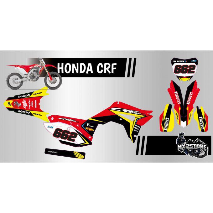 kit deco perso crf 250 / 450 2024