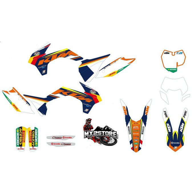 Kit deco KTM SX SXF EXC 125 - 450 - 2013 2014 2015