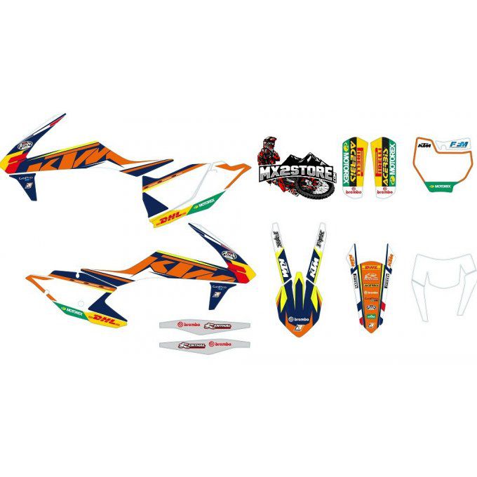 Kit deco KTM SX SXF EXC 125 - 450 - 2016 2017 2018