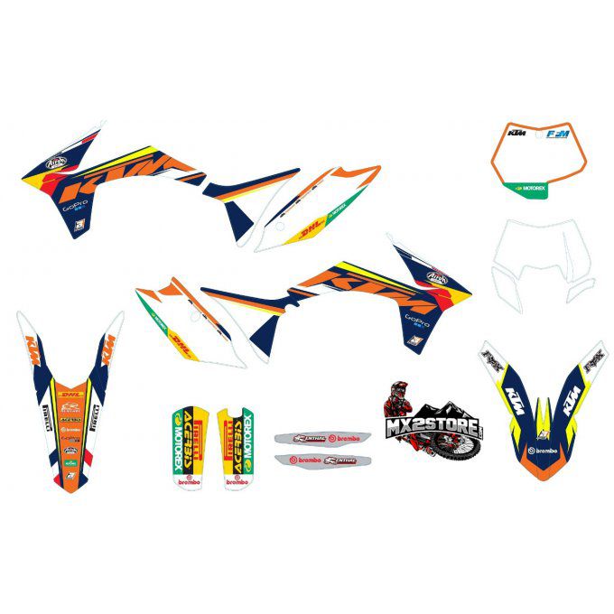 Kit deco KTM SX SXF EXC 125 - 450 - 2011 2012 2013