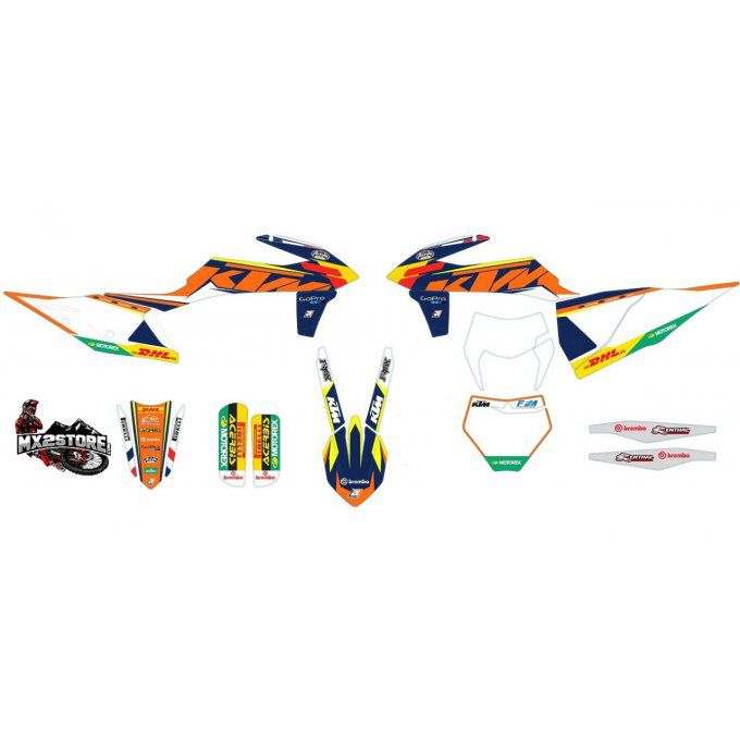 Kit deco KTM SX SXF EXC 125 - 450 - 2019 - 2020 - 2021 - 2022