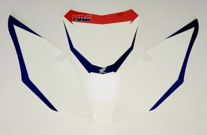 Kit déco Fond de plaque HRC Honda CRF 250 2018 à 2021 /450 2017 à 2020