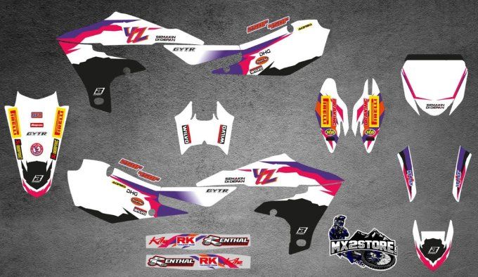 kit deco , 50 anniversaire , yamaha , yzf 250 , yzf 450 , 2023 , 2022 , 2019 , 2020 , 2018,