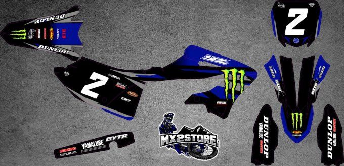 kit deco , autocollant , yamaha , monster , yz , yzf , 85 , 125 , 250 , 450 , 65 , team , factory ,