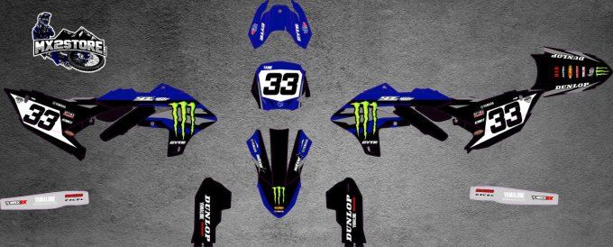 KIT DECO - autocollant - yamaha - yzf - monster - 250 - 450 - 2027 - 2026 - 2025 -2024 -2023 -