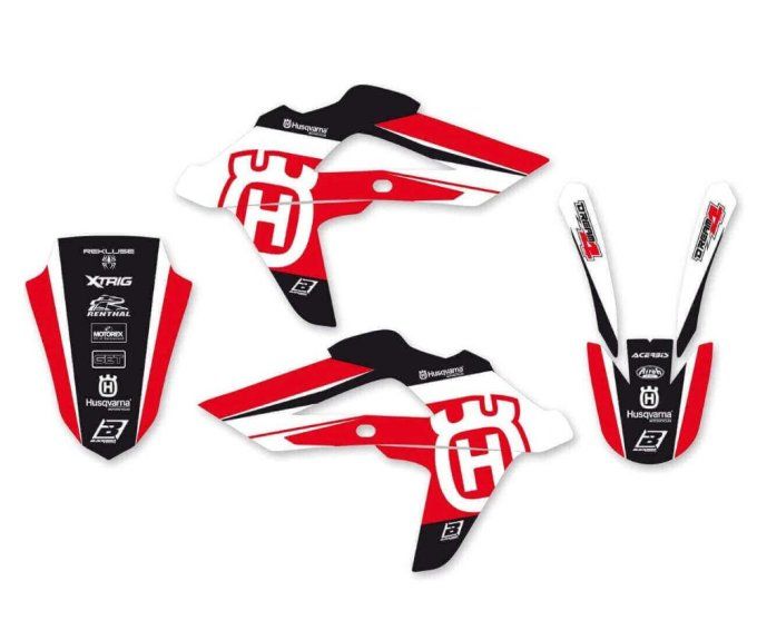 KIT DECO - autocollants - hva - te 310 - tc 125 2010 - wr - te - 2011 - 2012 - 2009 - 2008 - 2007 -h
