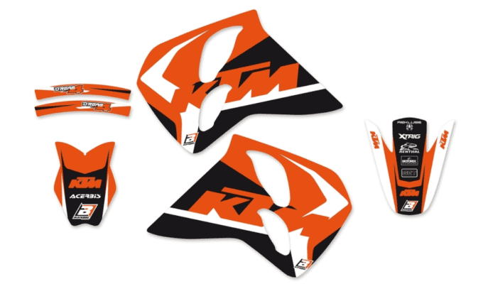 Kit déco KTM LC4 4 TEMPS année 1996 - 1999