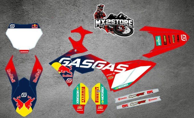kit deco , gasgas , factory , mc85 , mc , 85 , 2025 , 2026 , redbull ,