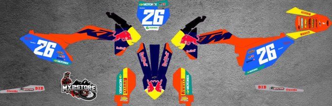 kit deco - ktm - redbull -85 Sx -2018-2019-2020-2021-2022-2023-2024 -