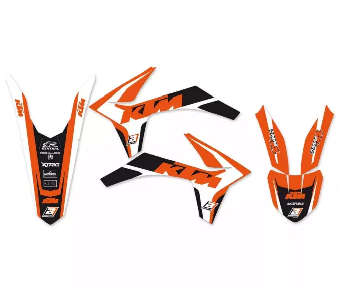 Kit déco KTM SX-SXF année  2011 - 2012 + EXC / EXCF 2012 -2013