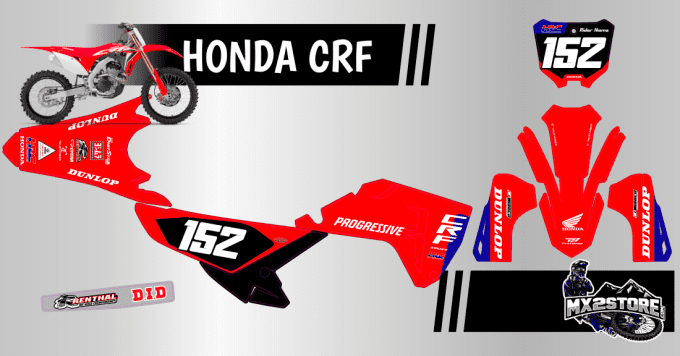 kit deco , perso , crf , 250 , crf 450 , hrc , usa , jett , Lawrence , 2025 , 2026 , 2024, honda ,