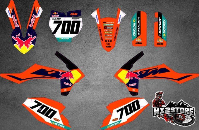 kit deco , perso , redbull , KTM, 50 Sx, 2016-2017 - 2018 - 2019 - 2020 - 2021 - 2022 - 2023 -