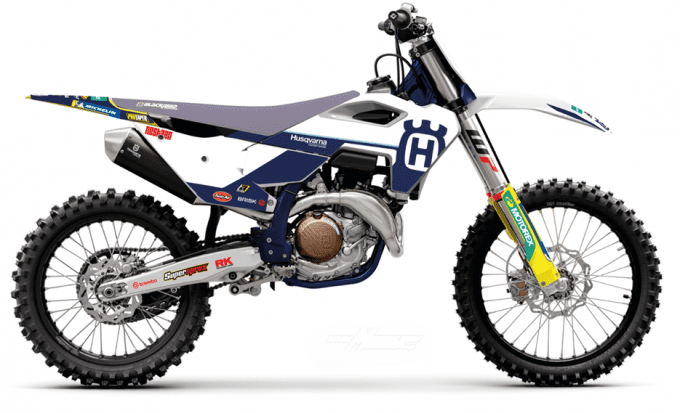 kit deco - tc - fc - husqvarna - team - 2023 - 2024 - mx - motocross - plastiques - stickers -