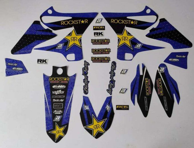 Kit déco Rockstar Energy YAMAHA YZ 125 /250 2015 > 2021