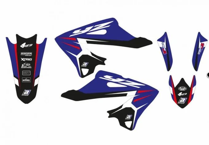 Kit déco Yamaha YZ 125/ 250 année 2022 à 2026