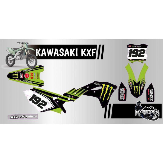 KIT DEC OPERSO MONSTER KXF 250 / 450 2022 -2023 -2024 -2025 -2026