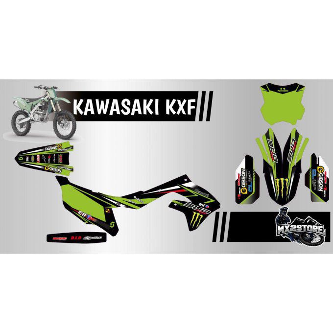 KIT DECO PERSO KAWASAKI KX KXF 2023 -2024 -2025 -2026 -