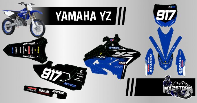 Kit Perso YAMAHA YZ / YZF / WRF 65 > 450  -  2026