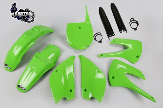 Kit plastique vert pour Kawasaki KX 85 (2001-13)
