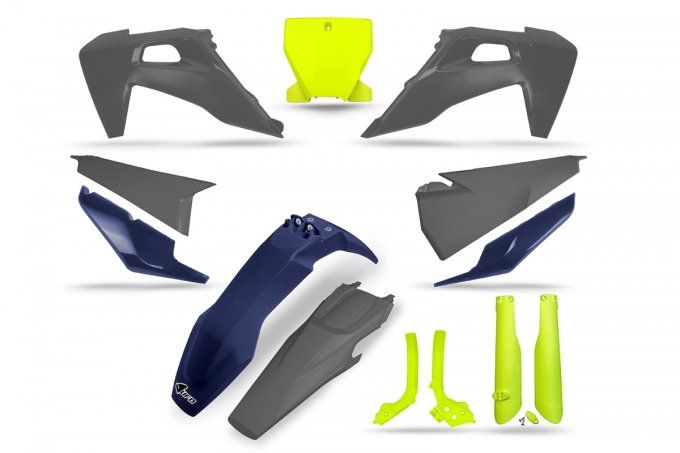 Kit plastiques HUSQVARNA Edition limite FC /TC 125 > 450 2019 à 2022   3 Couleurs