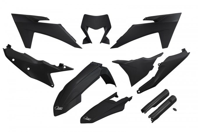 Kit plastiques complet KTM EXC - EXCF  150 > 500 année 2024 NOIR