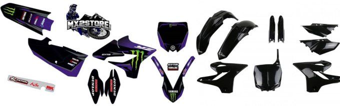 kit plastique , kit , deco , yz 125 , yz 250 , monster , team , 2015 , 2016 , 2017 , 2018 , 2019 , 2