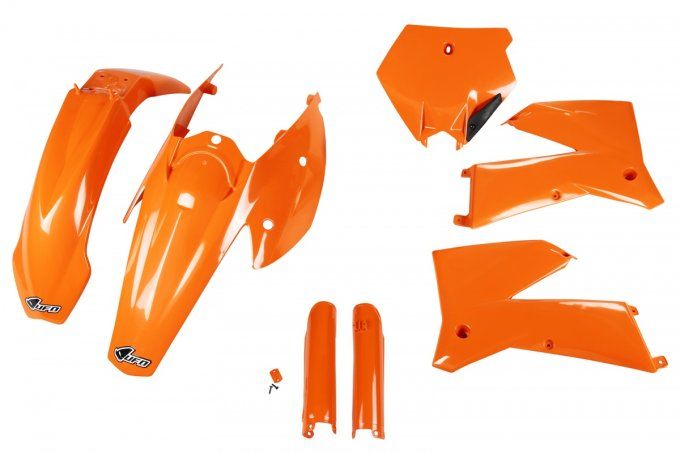 Kit plastique complet KTM SX /SXF 125  à 250 année 2005 /2006 ORANGE