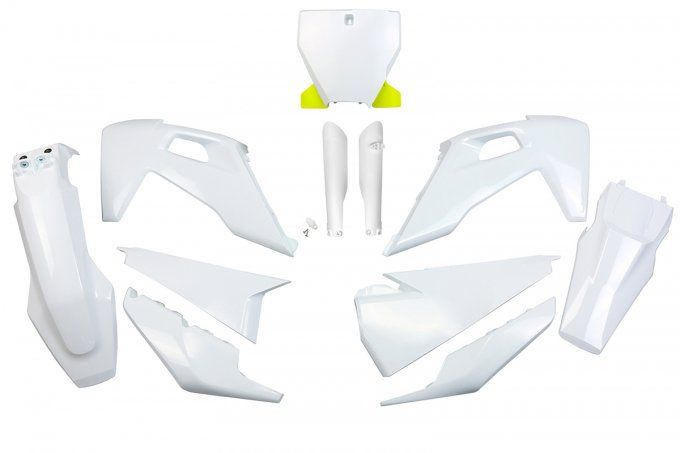 Kit plastiques HUSQVARNA FC /TC 125 > 450 2019 à 2022 BLANC