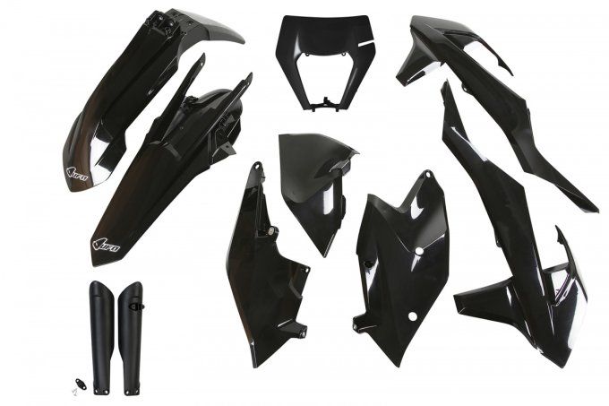 Kit plastiques KTM EXC / EXCF  année 20217 /2018 /2019 NOIR