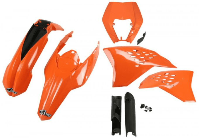Kit plastique KTM EXC /EXCF 125  > 500 année 2009 -2010- 2011