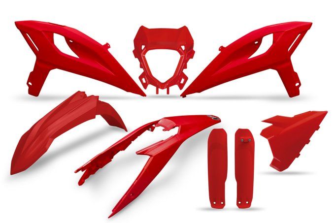 kit , plastiques , beta  rr ,  250 - 300 - 350   - 400 - 450 - 2025 - 2026-rouge