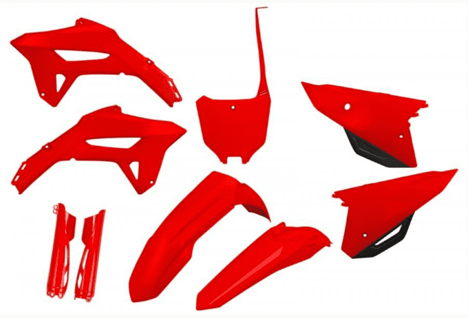 Kit plastiques Complet UFO CRF 250 2022>2024 / 450 2021>2024 -Rouge