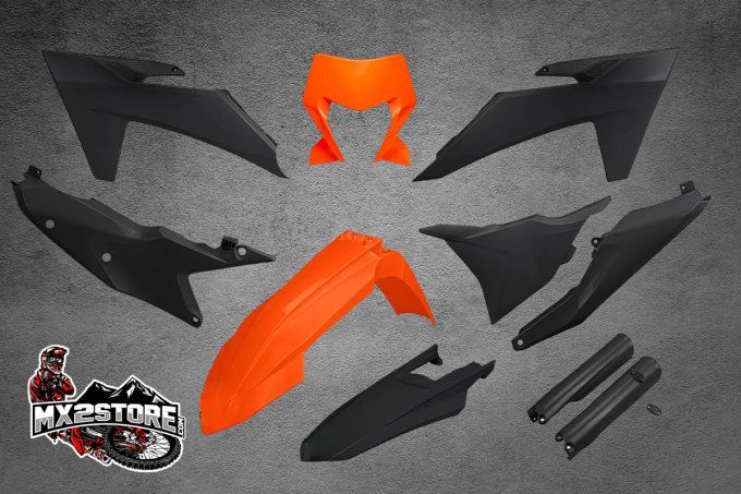 Kit plastiques KTM EXC / EXCF année 2024 -2025 BICOLORE