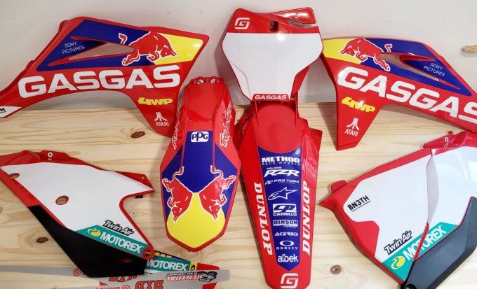 kit deco redbull gasgas mc , kit deco redbull gasgas mcf , kit plastiques gasgas ,