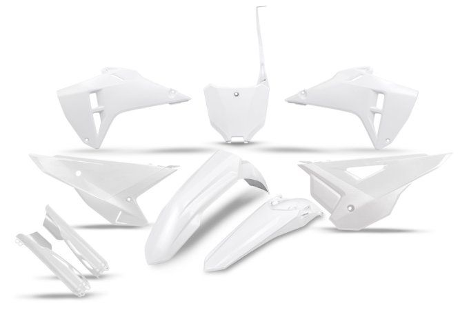 Kit Plastiques - Restyling - CRF 250 - 2022-2024  CRF 450 2021-2023- Look 2025 - blanc -