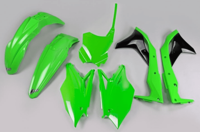 Kit plastiques UFO Vert KXF 250 - 2018 2019 2020