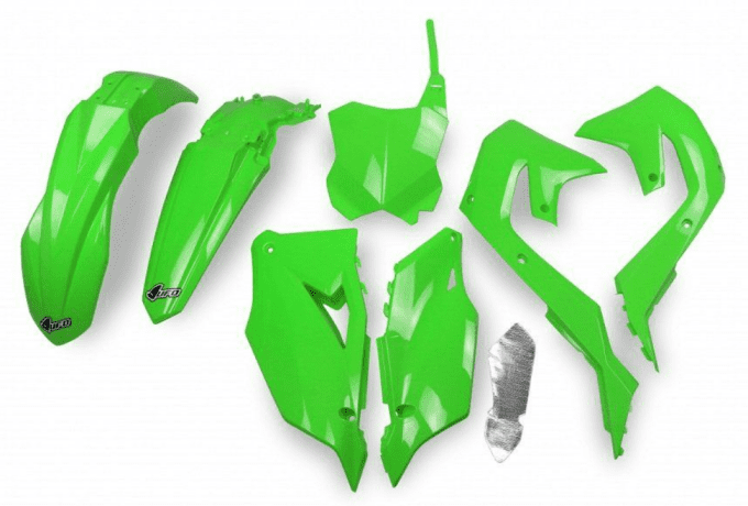 Kit plastiques UFO Vert KXF 250 - 2021>2024 / 450 2019>2023