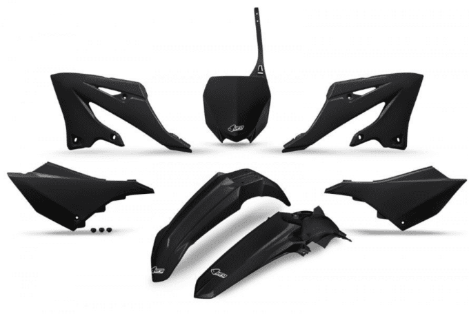 Kit plastiques UFO YAMAHA YZ 125 /250 2022-2023-2024 - 2025-2026-NOIR