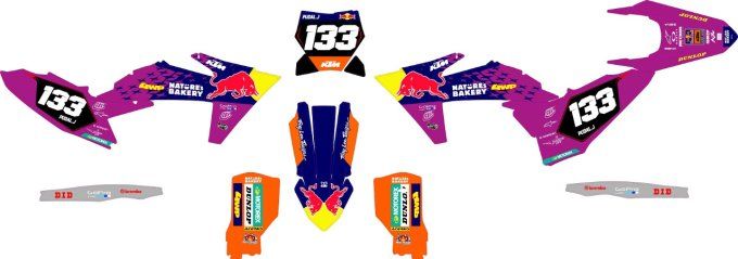 kit deco , ktm , 2023 , sx , sxf , exc , graphics , 