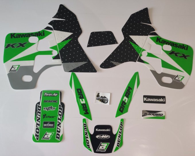 Kit déco KAWASAKI KX 500 1988>2004