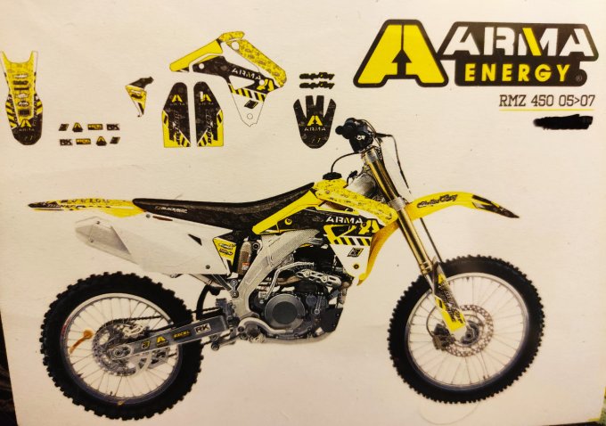 Kit Déco SUZUKI RMZ 450 - 2005- 2006 - 2007